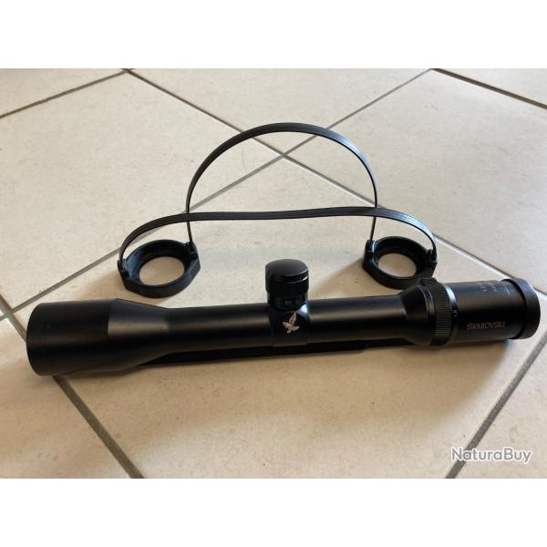 Vends lunette SWAROVSKI 1,5-6x42 Habicht rail prismatique