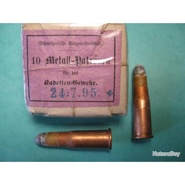 Vritable 10,4 Vetterli Suisse pour le fusil de Kadet 1895 sortie du paquet .