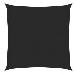 Voile d'ombrage carrée noire 2x2 m en PEHD - Protection élégante pour jardin ou terrasse