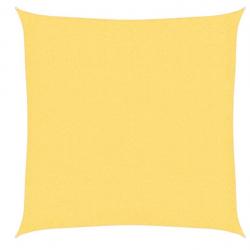 Voile d'ombrage carré 2x2 m Beige en PEHD - Protection estivale pour terrasse et jardin