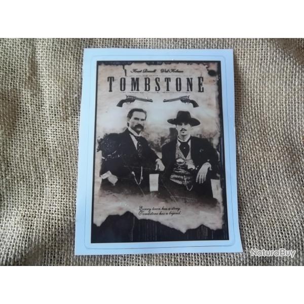 AUTOCOLLANT WESTERN TOMBSTONE