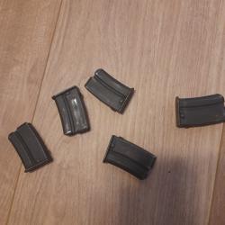 Vend lot de 5 chargeurs MAS 45 à l'état neuf