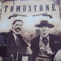 plaque  déco western tomstone