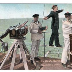 CPA - Marine Militaire -La Vie Marin Signaux a bras  N°3000