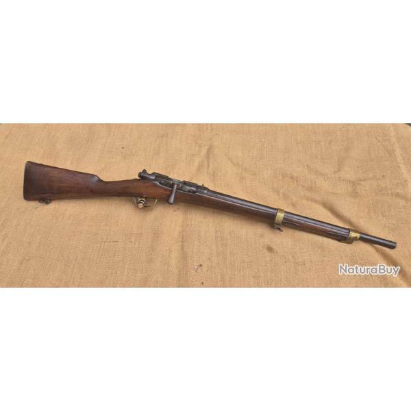 Fusil gras transform chasse calibre 24 fonctionnel bon tat Petit prix crosse rpar mais solide