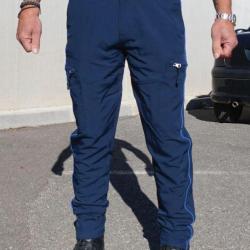 PANTALON INTERVENTION LEGER MAT BLEU FITTE POLICE MUNICIPALE