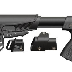 Pack DLG TACTICAL pour fusil à pompe MOSSBERG - MAVERICK : poignée + crosse télescopique + adapteur 