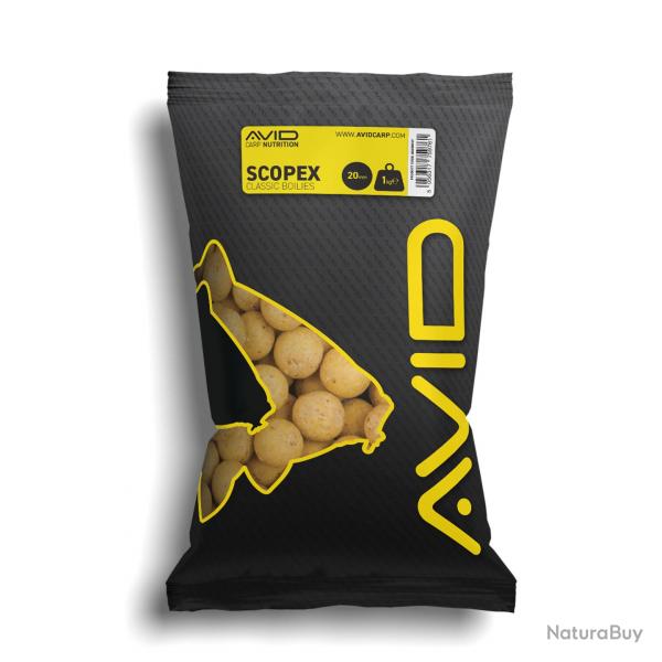 Bouillettes AVID Classic Scopex 20mm 1kg
