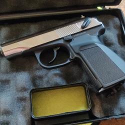 Rare pistolet CO2 Baikal Makarov MP-654k GEN1 culasse nickelée