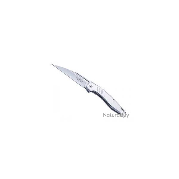 Couteau Herbertz TOUT INOX  lame  trou et  cran intrieur