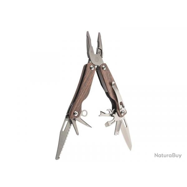Outil multifonction Herbertz 9P FACON BOIS INOX + etui