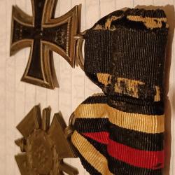Médaille allemande double ww1