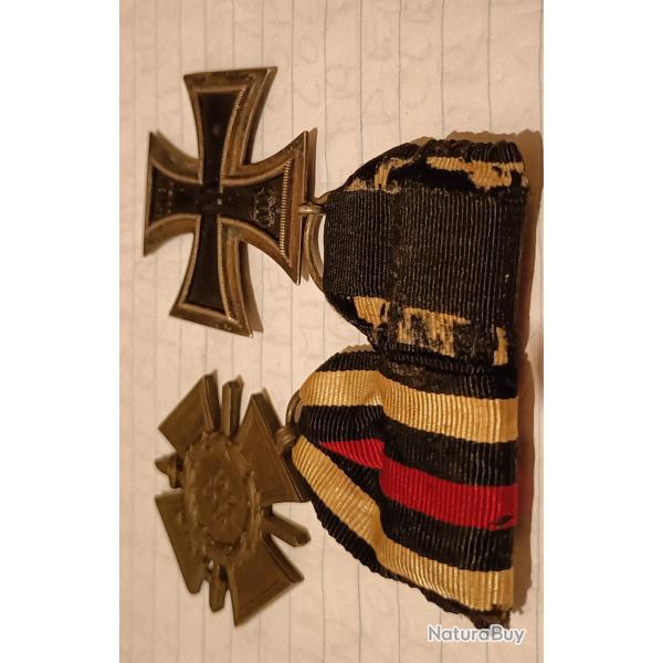 Mdaille allemande double ww1