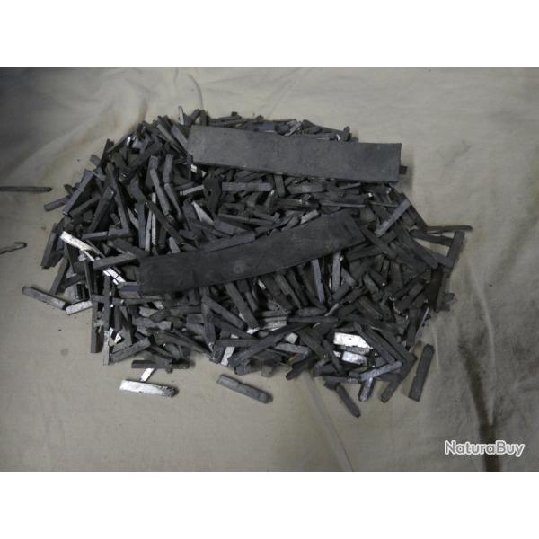10 kg plomb imprimerie linotype