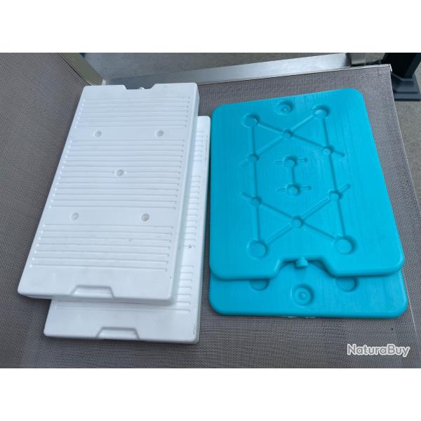 Lot de 4 pains de glace pour glacire
