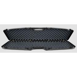 MALLETTE POUR ARME, FERMETURE 4 ATTACHES, MOUSSE ALVEOLEE, 125X25X11 CM