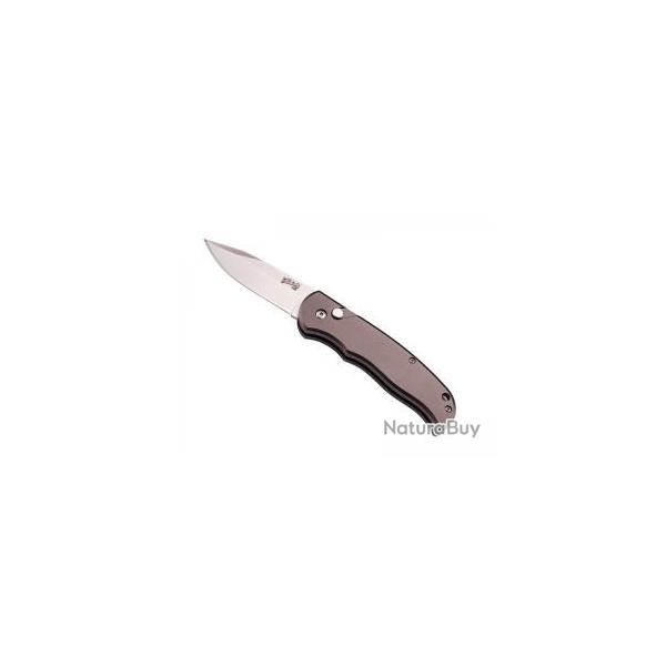 Couteau Herbertz  SELEKTION ALU GRIS INOX lame acier 420