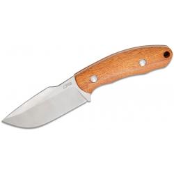 Couteau CJRB Mutt Wood Lame Harpoon Drop Point AR-RPM9 Manche Bois Étui Kydex J1958WD