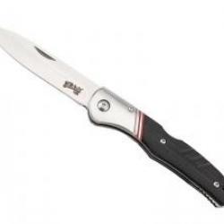 Couteau Herbertz  SELEKTION G10/NOIR INOX lame acier 440 à cran et à onglet