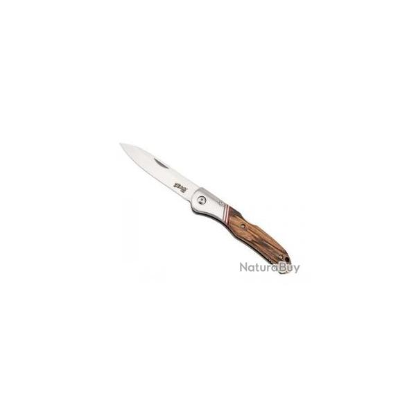 Couteau Herbertz  SELEKTION BOIS DE ZEBRA INOX lame acier 440  cran et  onglet