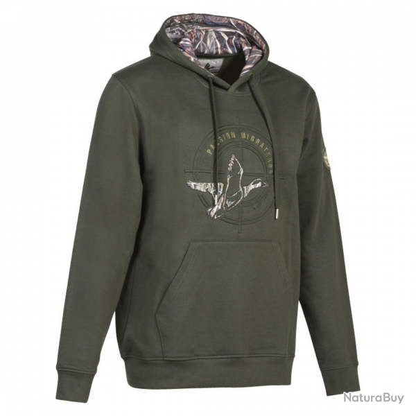 Sweat  capuche passion migrateurs  - PERCUSSION XXXL