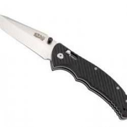 Couteau Herbertz  SELEKTION G10 NOIR INOX lame acier 440 satiné