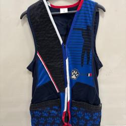 !! NEUF !! GILET DE BALL TRAP SHOOT OFF MATIERE TECHNIQUE COULEUR FRANCE TAILLE S