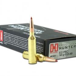 Munitions HORNADY 6.5 prc precision hunter 143 gr par 60