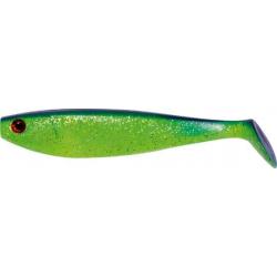 Leurre Souple Delalande Shad GT 11cm Chartreuse Dos Bleu