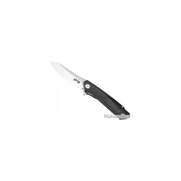 Couteau Herbertz  SELEKTION G10 NOIR lame forme tanto acier D2 satin avec  flipper 
