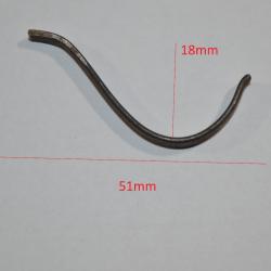 Ressort style Arc pour Fusil à percussion annulaire Ancien Chasse Silex / 1900/1800 a identifier 20