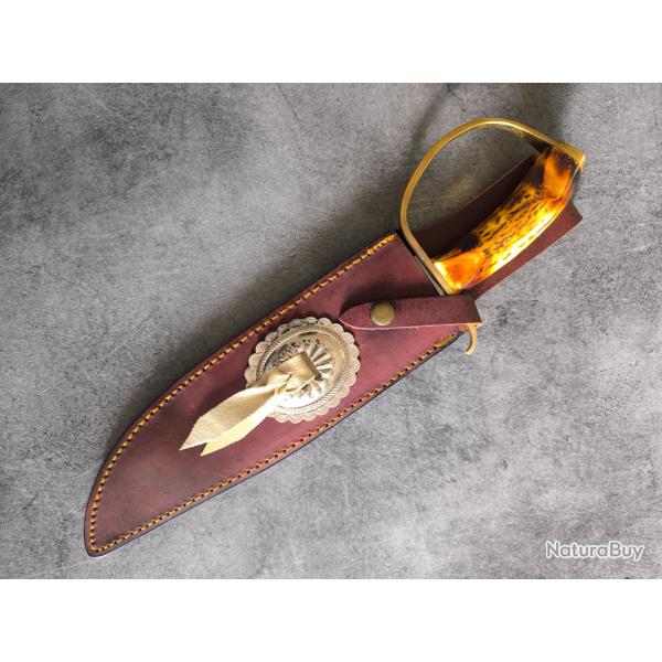 COUTEAU BOWIE '' ROUGH RIDER ''