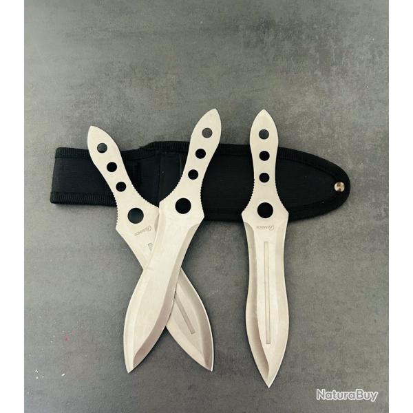 3x Couteaux de lancer