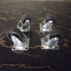4 roulettes mini pour petit meuble