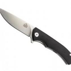 Couteau  Puma tec  G10 NOIR INOX lame acier 420 avec « flipper »