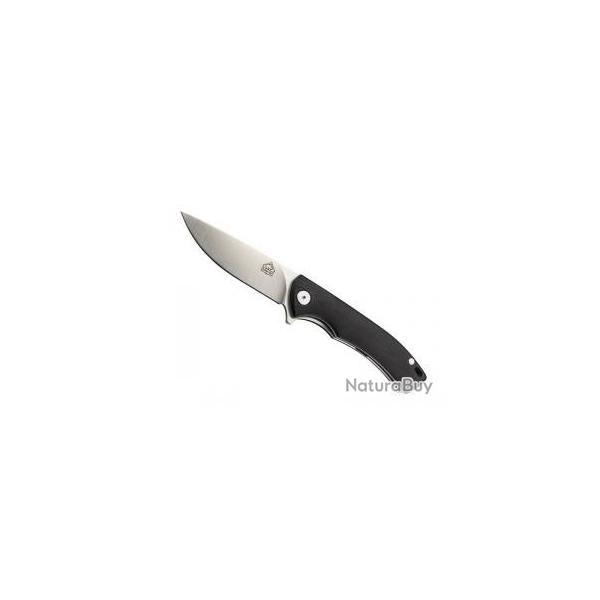 Couteau  Puma tec  G10 NOIR INOX lame acier 420 avec  flipper 