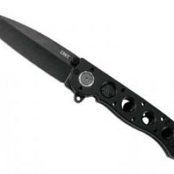Couteau CRKT M16-02DB lame forme tanto acier D2 finition « blackwash » avec « flipper »