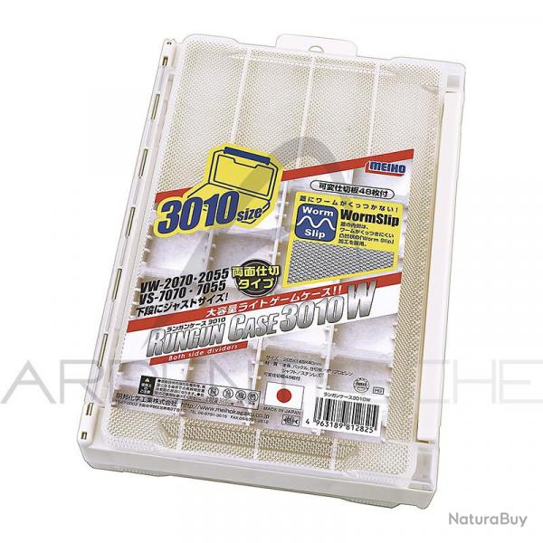 Boite rversible MEIHO Run gun case 3010 W White