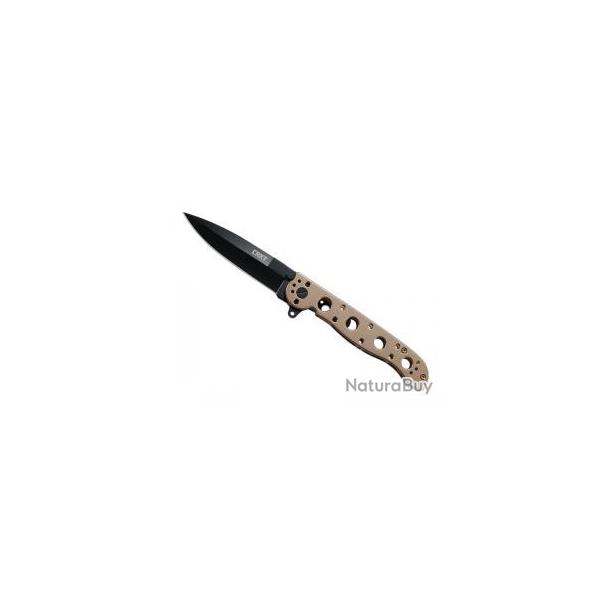 Couteau CRKT  M16-03BK   lame noire acier 12C27 avec  flipper 