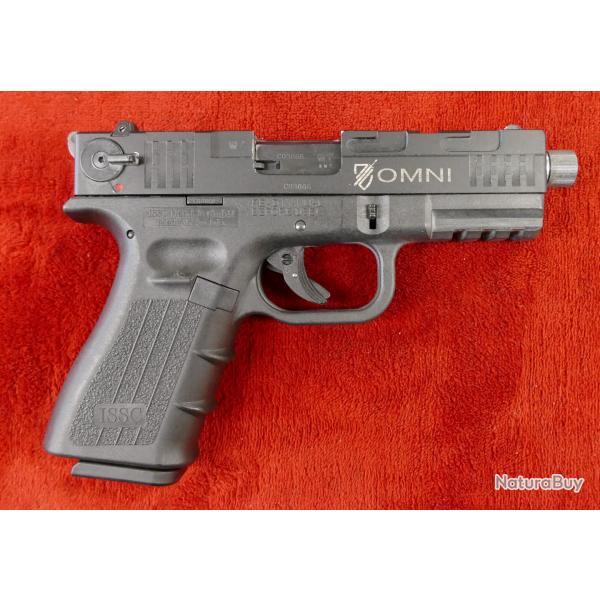 PISTOLET ISSC M22 OMNI SD BLACK 22LR + ADAPTATEUR 1/2X28