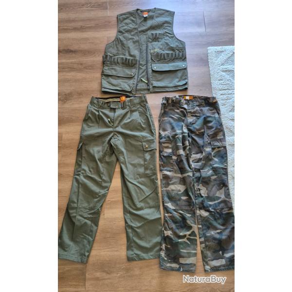 Vtements chasse camouflage dcathlon geologic