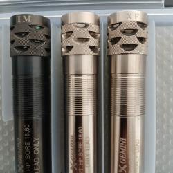 LOT DE 3 CHOKES GEMINI PORTED POUR BERETTA OPTIMA HP