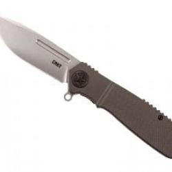 Couteau CRKT HOMEFRONT OD lame acier 12C27 finition « bead blasted »