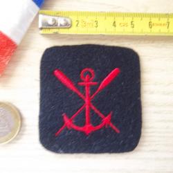 écusson militaire spécialité matelot brevet équipage marine