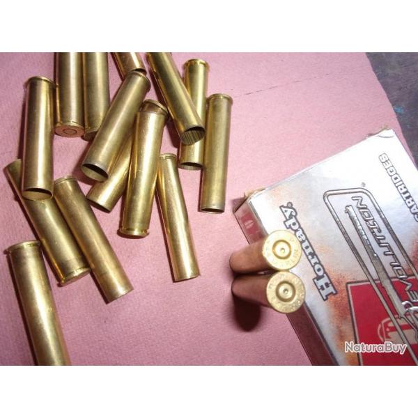40 douilles vides de calibre   444  Marlin     marque   HORNADY  REMINGTON  STARLINE