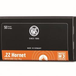 Munitions RWS 22 Hornet MJ 3g 46gr x2 boites