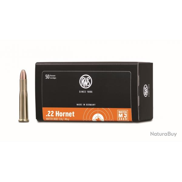 Munitions RWS 22 Hornet MJ 3g 46gr x2 boites