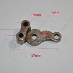TRIANGLE DE PLATINE fusil ancien style HAMMERLESS A CHIEN Restauration Chasse poudre noir (20)