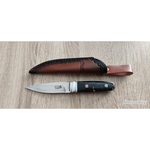 Couteau de chasse noir 18 cm