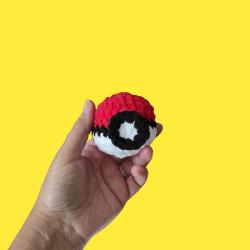 Pokeball Pokémon Amigurumi Crochet Peluche Fait Main Neuf * LIVRAISON GRATUITE *